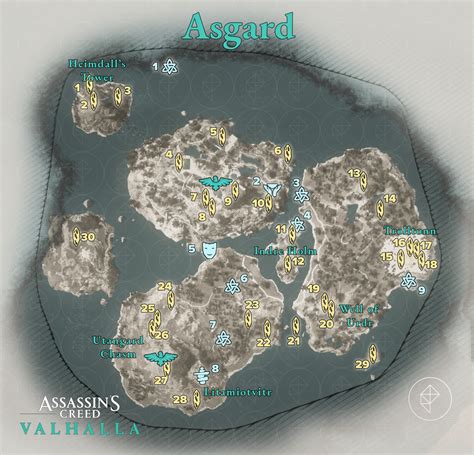 assassin's creed valhalla asgard map.